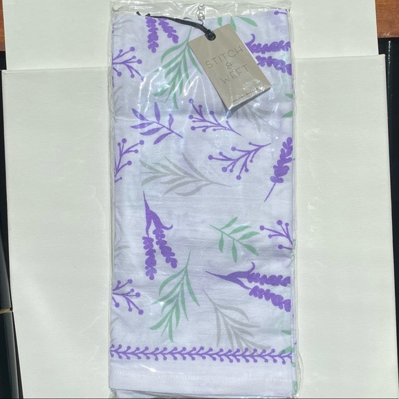 Stitch & Weft Kitchen 525stitch Weft Kitchen Towels Floral Lavender